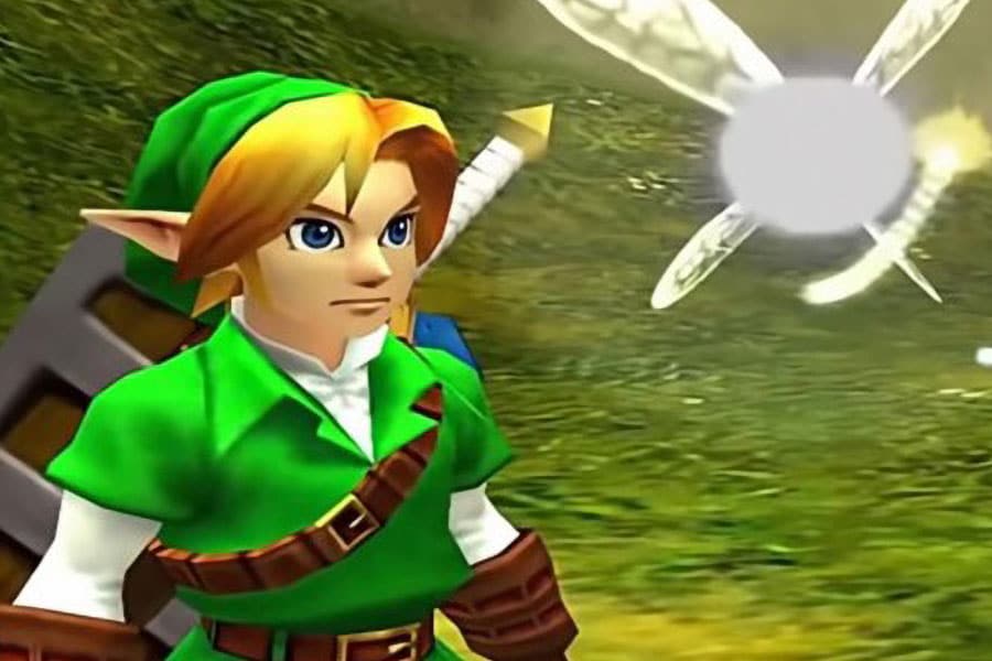 in game picture of The Legend of Zelda: Ocarina of Time with link and navi, one of the most hated video games characters.