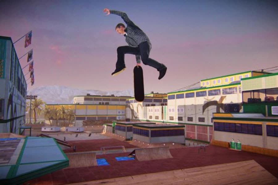 The in Game Picture of Tony Hawk's Pro Skater 5, One of most hated video games ever.