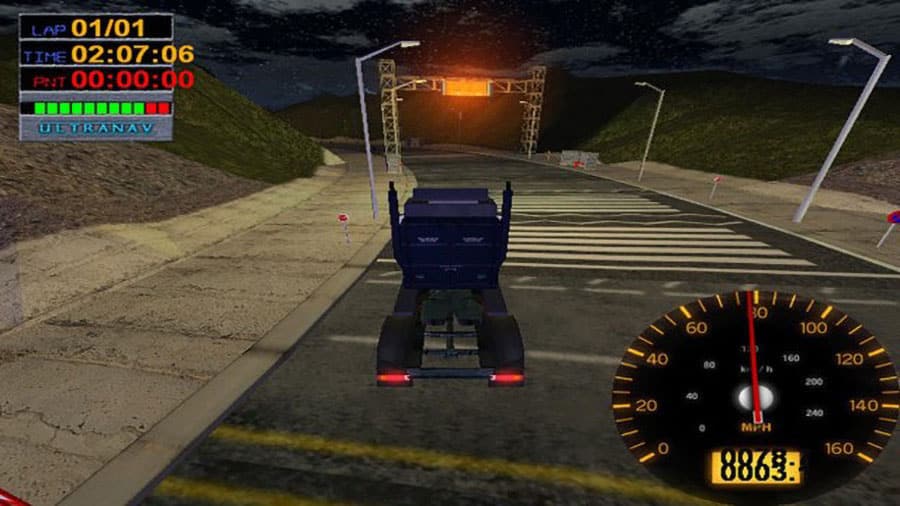 The in Game Picture of Big Rigs: Over the Road Racing, One of most hated video games ever.