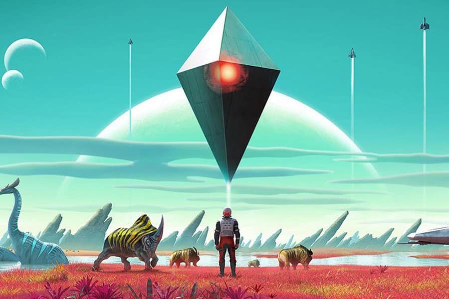 The Official Game Picture of No Man's Sky, One of most hated video games ever.