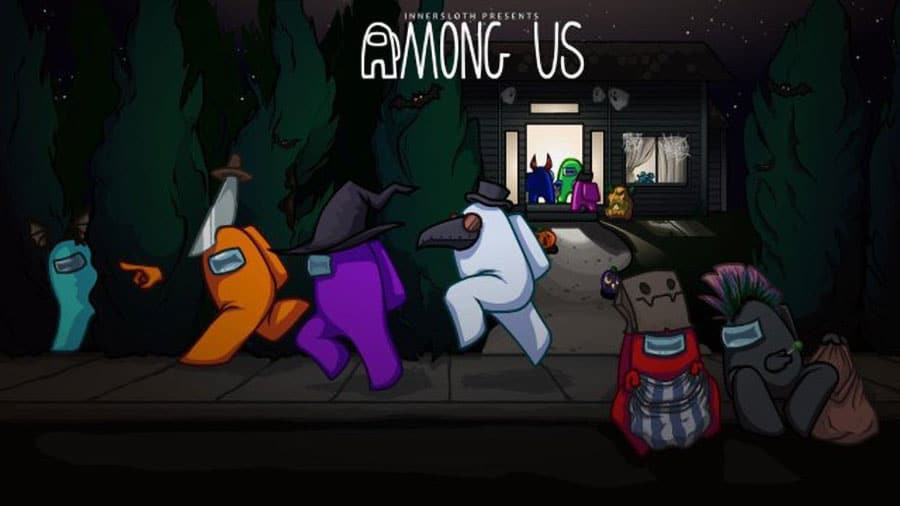 The Official picture of Among Us featuring crewmates, one of most influential video games of all time.