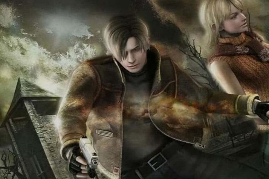 The Official Picture of Resident Evil 4 featuring Leon and Ashley, One of most played video games of all time.