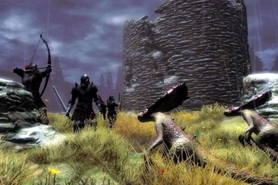 The in Game Picture of The Elder Scrolls IV: Oblivion, One of most played video games of all time.