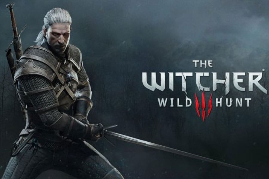 The Official Picture of The Witcher 3: Wild Hunt with Geralt of Rivia, The most popular video game in Romania.