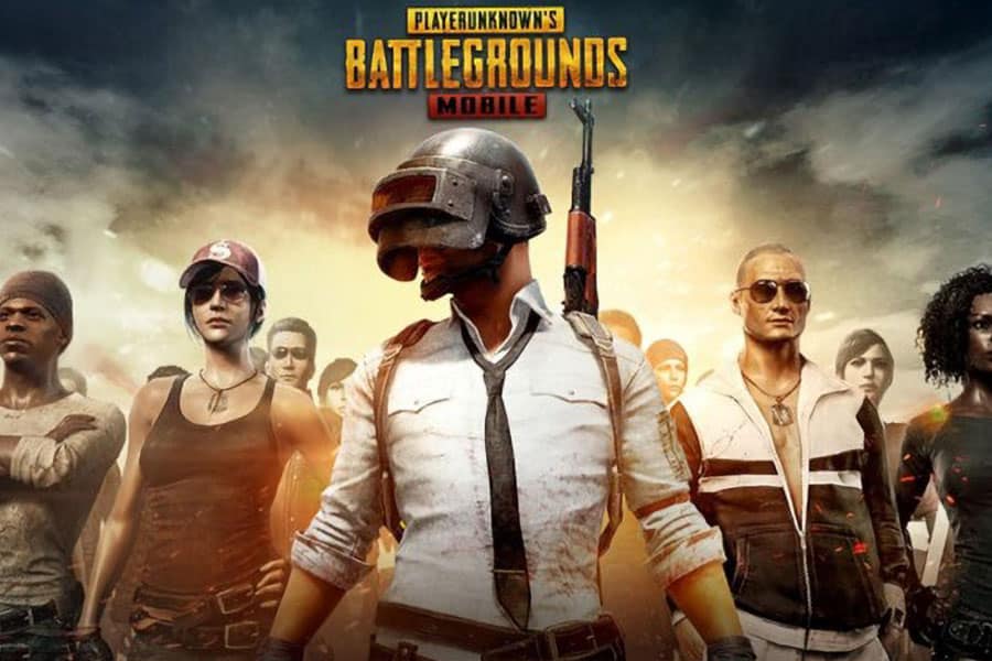 The Official Picture of PlayerUnknown's Battlegrounds (PUBG) with its playable skins, One of the most popular video games in Russia.