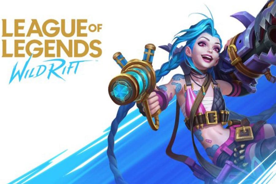 The Official Picture of League of Legends Featuring Jinx, One of the most popular video games in Russia.