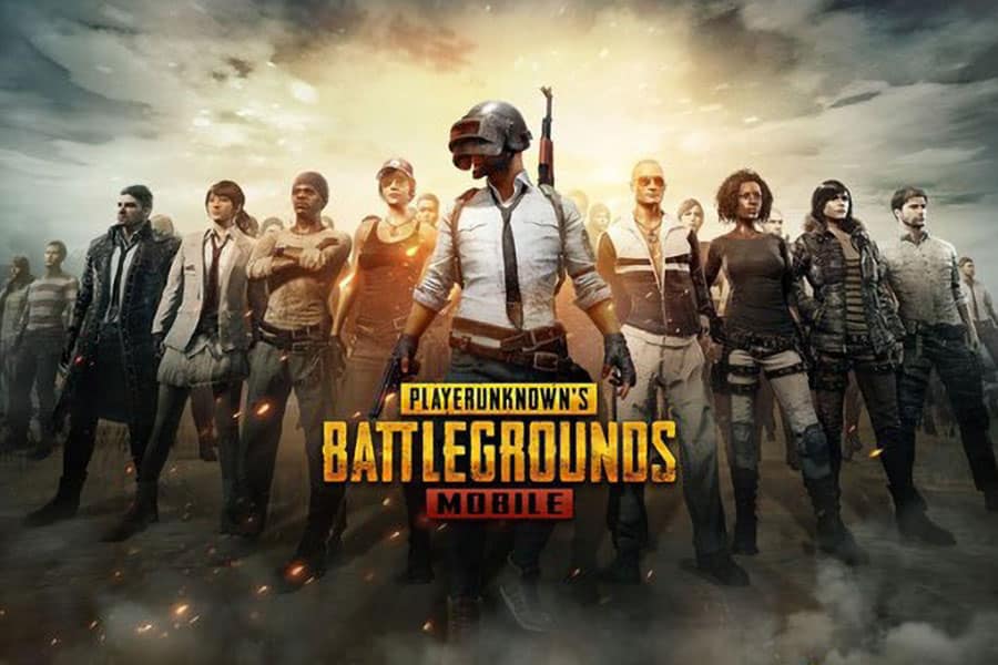 PUBG mobile’s poster showing the main figure of the game.