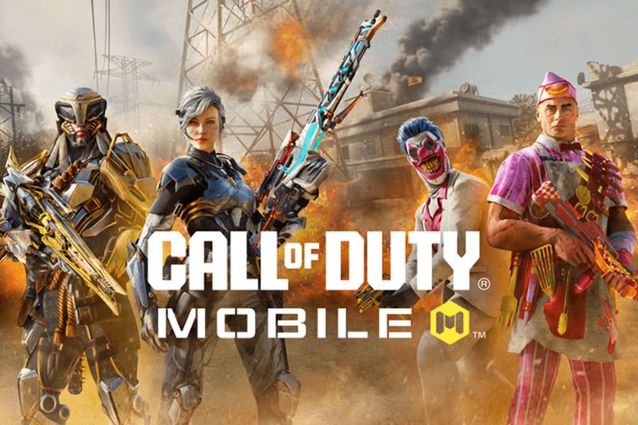 The Official Picture of Call of Duty: Mobile with its many characters, One of the most popular video games in Egypt.