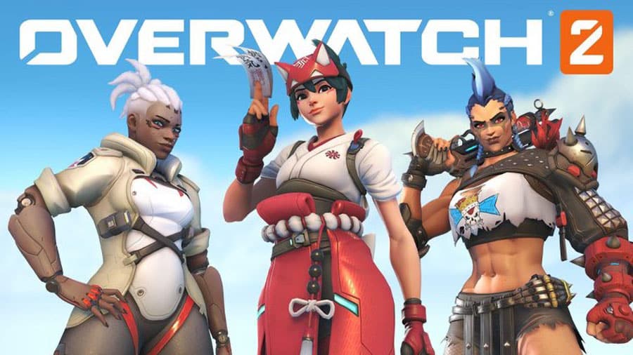 The Official Picture of Overwatch 2 Featuring Three of its heroes, One of The most popular video games in the Middle East.