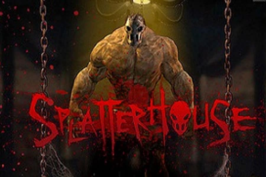 The Official Picture of Splatterhouse Featuring its main Characters, One of most violent video games of all time.