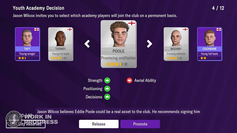 in game picture of Football Manager Mobile 2023, One of offline american football games for android.