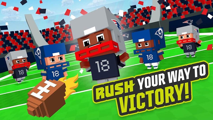 The Official picture of NFL Rush Gameday, One of offline american football games for iphone.