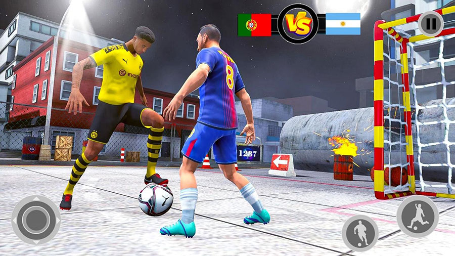 in game picture of Football Strike 2024, One of offline football games for android.