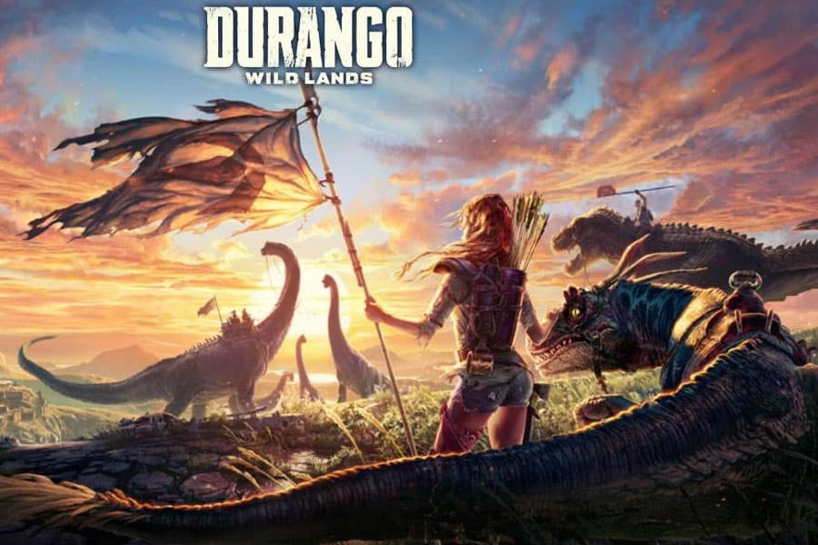 The Official Picture of Durango: Wild Lands with its characters, One of offline open world games for android.