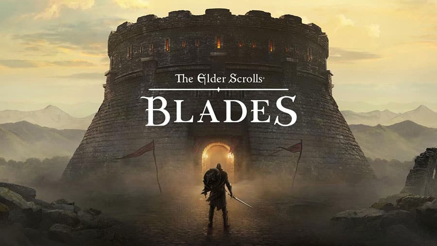 The Official Picture of The Elder Scrolls: Blades with its characters, One of offline open world games for ios.