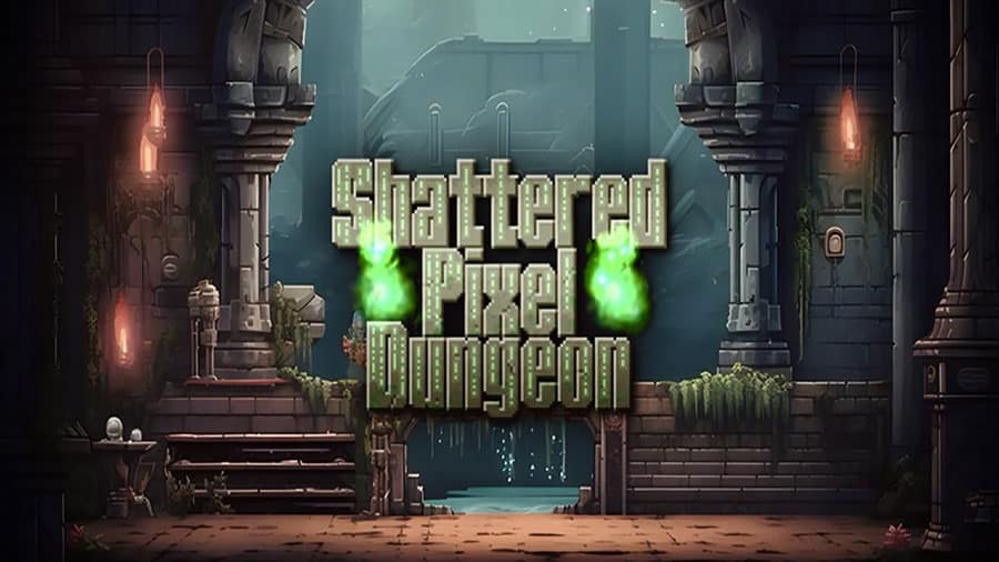 The Official Picture of Pixel Dungeon, One of offline rpg games for android.