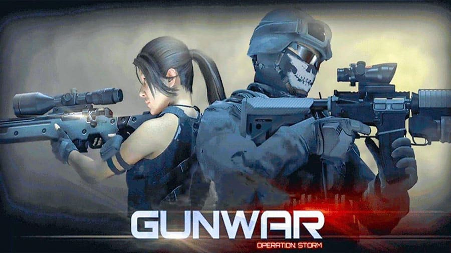 The Official Picture of Gun War: Shooting Games with its characters, One of offline shooting games for android.