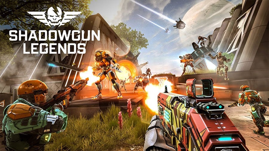 The Official Picture of Shadowgun Legends, One of offline shooting games for ios.