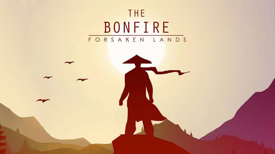 Screenshot of "The Bonfire: Forsaken Lands" showing settlement building.