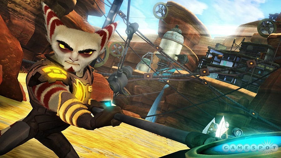 Ratchet & Clank game screen with time-based puzzles.