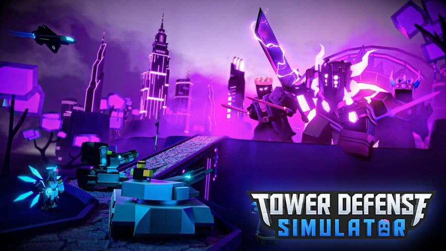 a picture of Tower Defense Simulator, One of roblox games with biggest maps.