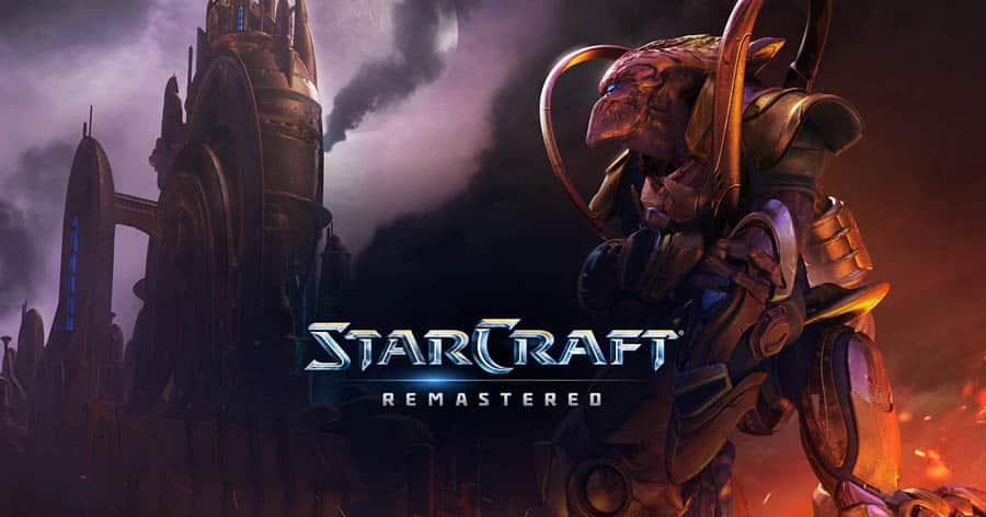 The official picture of StarCraft, One of the rts games for ps4.