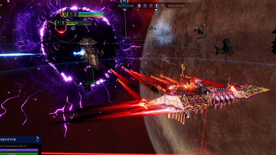 A photo of the game, showing the gameplay and combat.