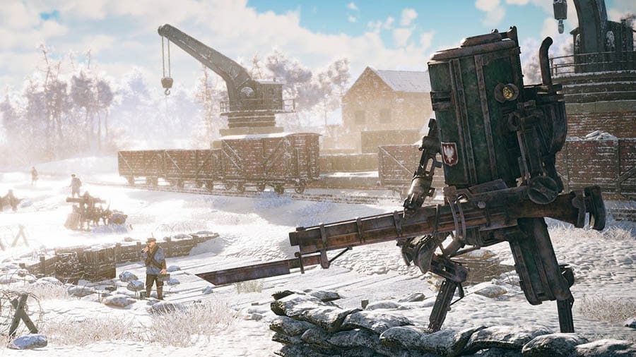 The official picture of Iron Harvest, One of the rts games for ps4.