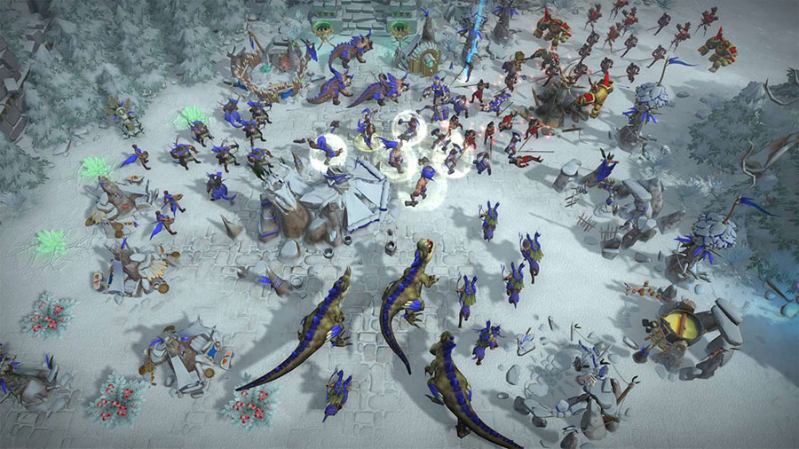 A picture of Warparty, One of the rts games for ps4.