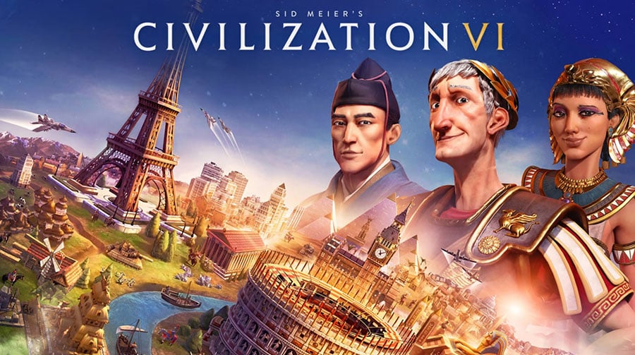 Cover art of Civilization VI.