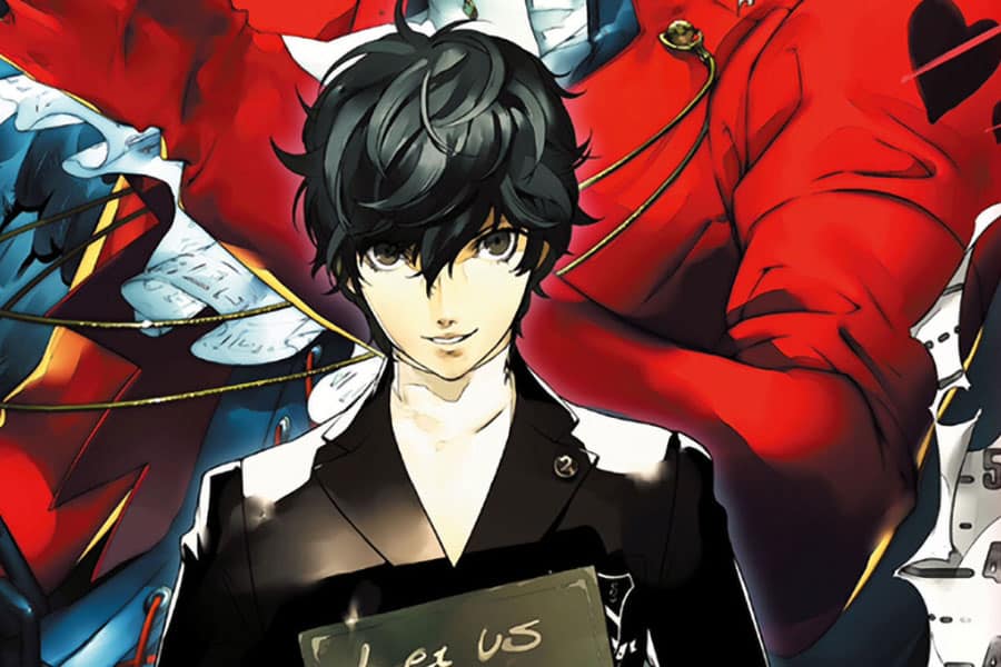 The Official Picture of Persona 5 with one of its main characters, One of video games to play before you die.