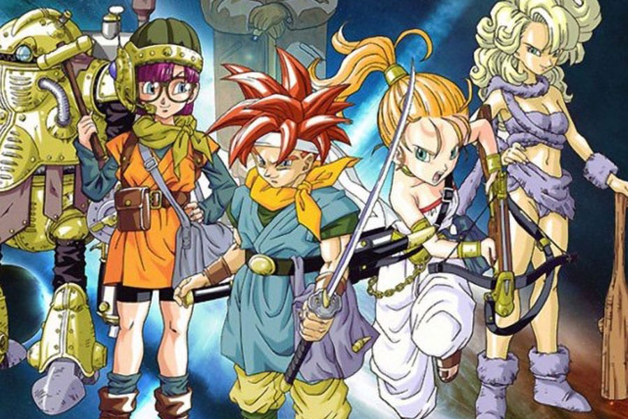 The Official Picture of Chrono Trigger Featuring its characters, One of video games to play before you die.