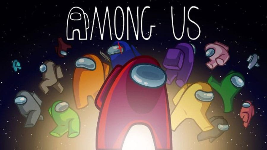 The Official Picture of Among Us featuring its Crewmates, One of video games to play on Chromebook .