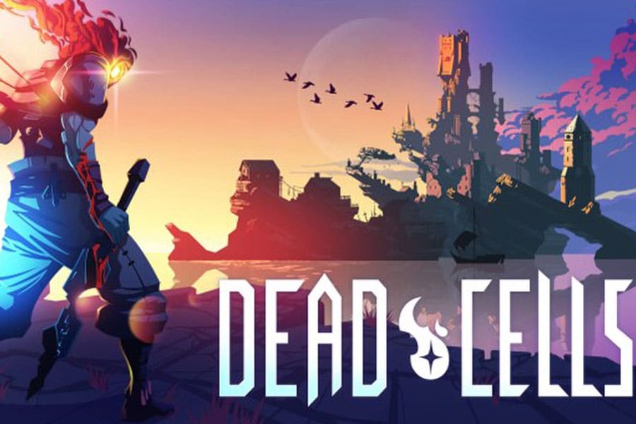 The Official Picture of Dead Cells featuring its main character, One of video games to play on Chromebook .