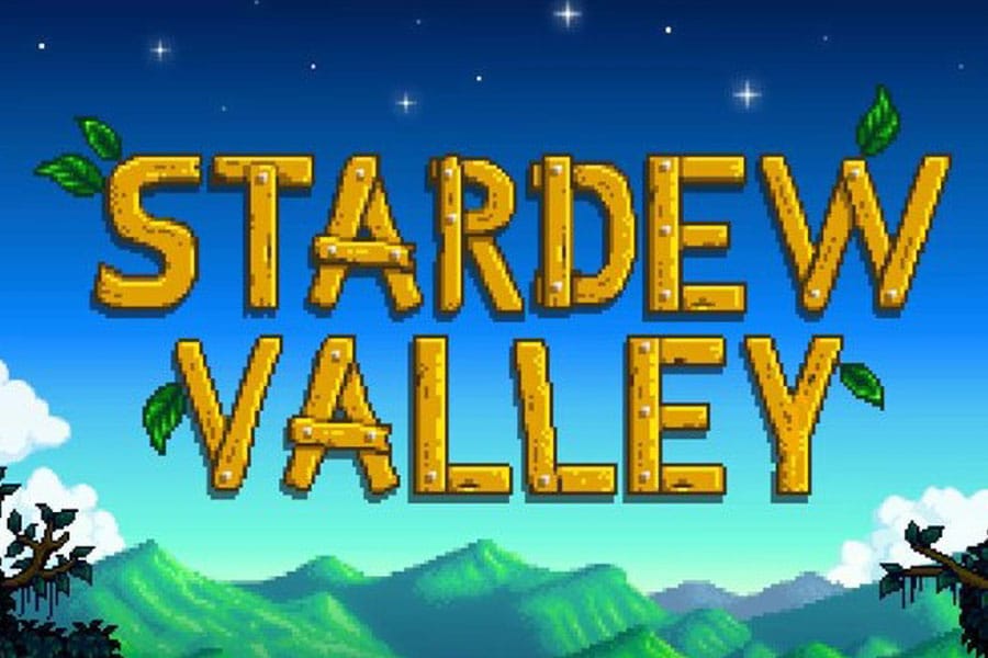 The Official Title Picture of Stardew Valley, One of video games to play on Chromebook