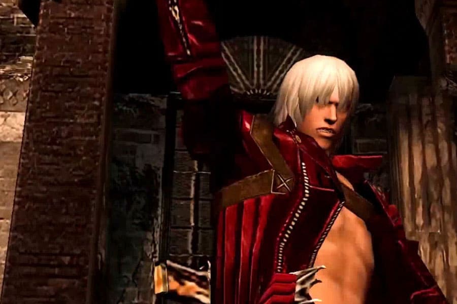 Devil May Cry 3 boss fight with Vergil.