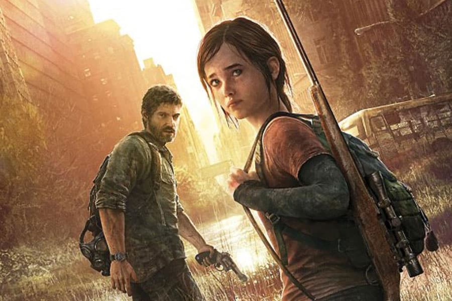 The Official Picture of The Last of Us with Joel and Ellie, One of video games with zombies.