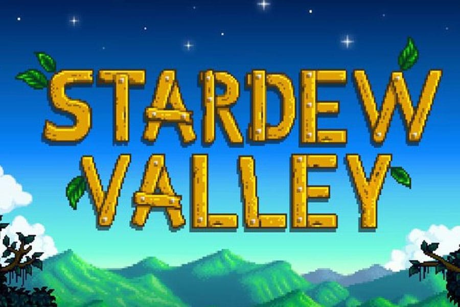 The Title Picture of Stardew Valley, One of video games without internet.