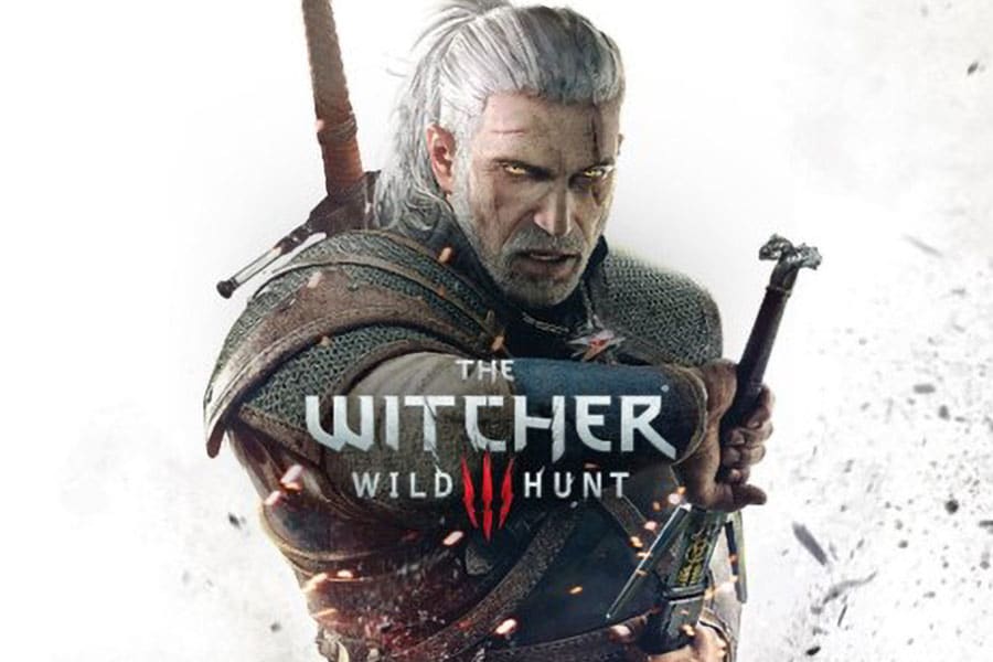 The Official Picture of The Witcher 3: Wild Hunt with Geralt, One of video games without internet.