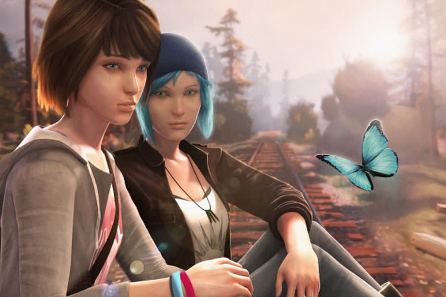 a Fanart of Life is Strange featuring max and chloe.