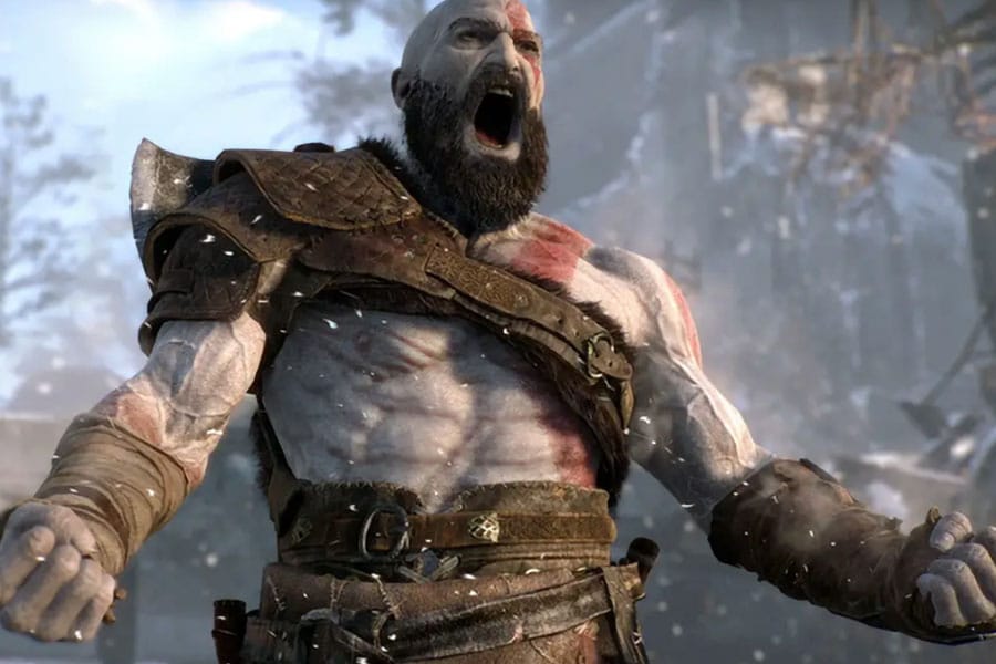 The in game Picture of God of War (2018) featuring kratos.