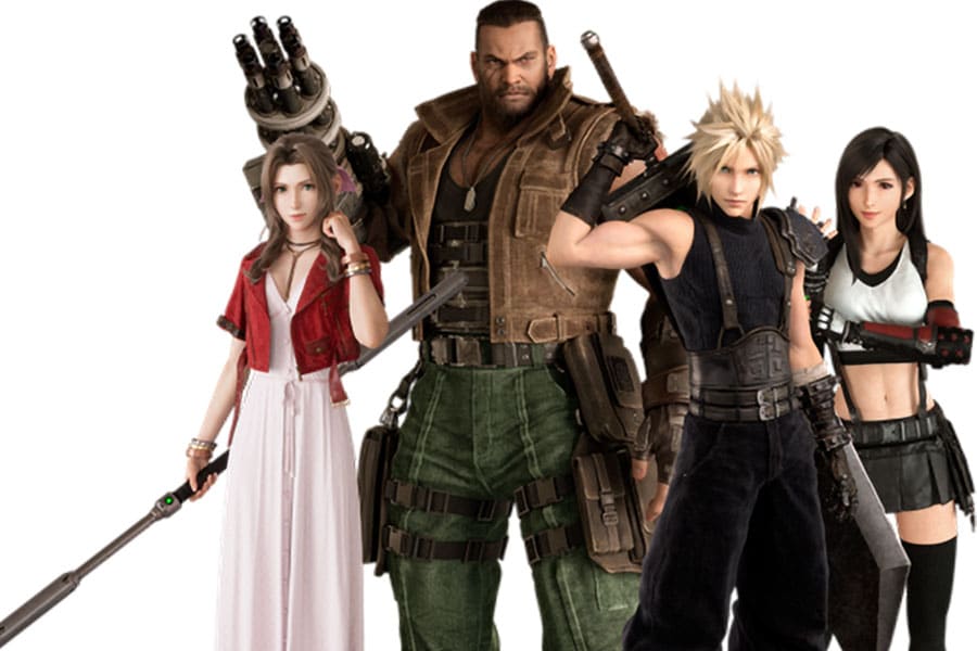 if you want to know which video games have the best story, one of them is Final Fantasy VII in this picture.