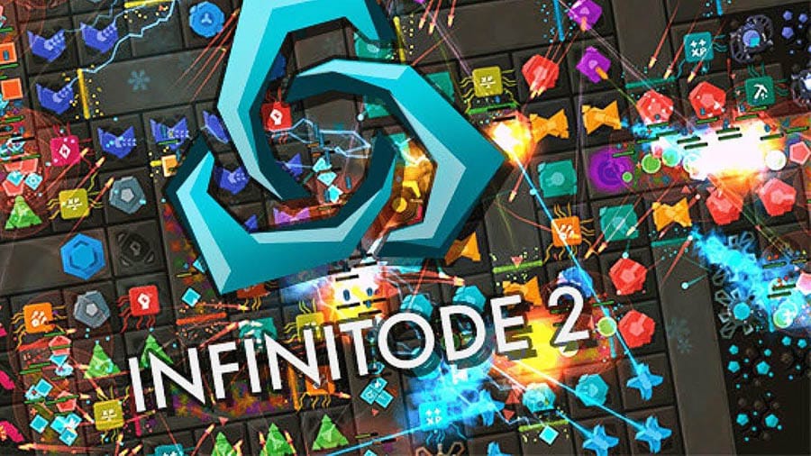 The Official Picture of Infinitode 2 One of best tower defence games for android.