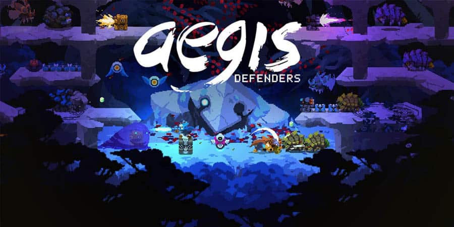 The Official Picture of Aegis Defenders, One of best tower defense games on ps5.