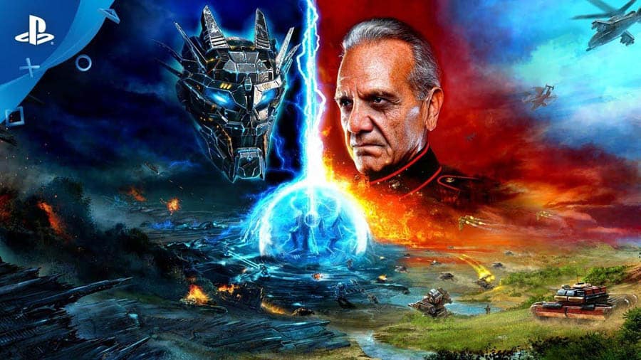 The Official Picture of X-Morph: Defense with its characters, One of best tower defense games on ps5.