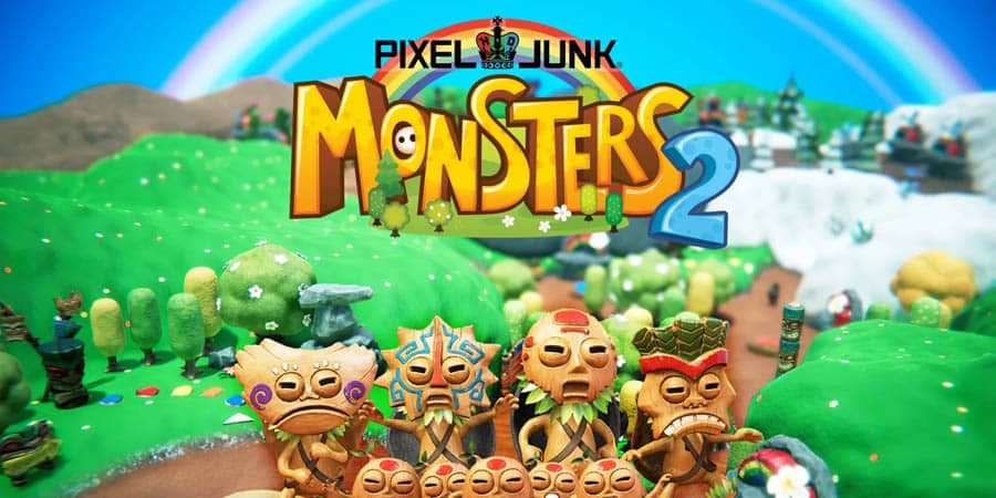 The Official Picture of PixelJunk Monsters 2 with its characters, One of best tower defense games on ps5.