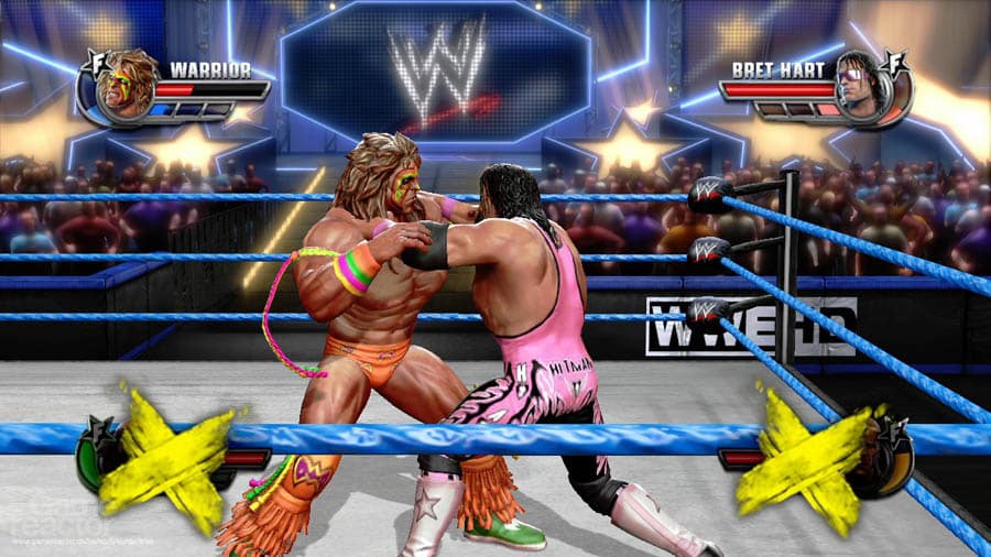 A picture of WWE All Stars, one of the best wrestling games on pc.