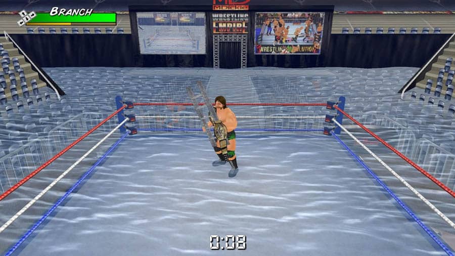 An official picture of the title, one of the best wrestling games on pc.