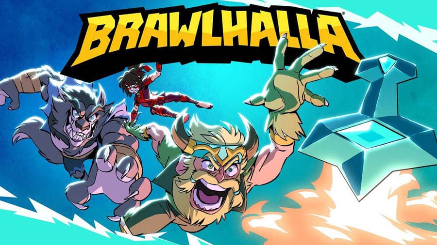 The Official Picture of Brawlhalla with its characters, One of action games for chromebook.