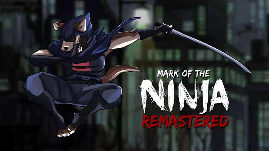 The Official Picture of Mark of the Ninja: Remastered with its character, One of assassin games for pc.